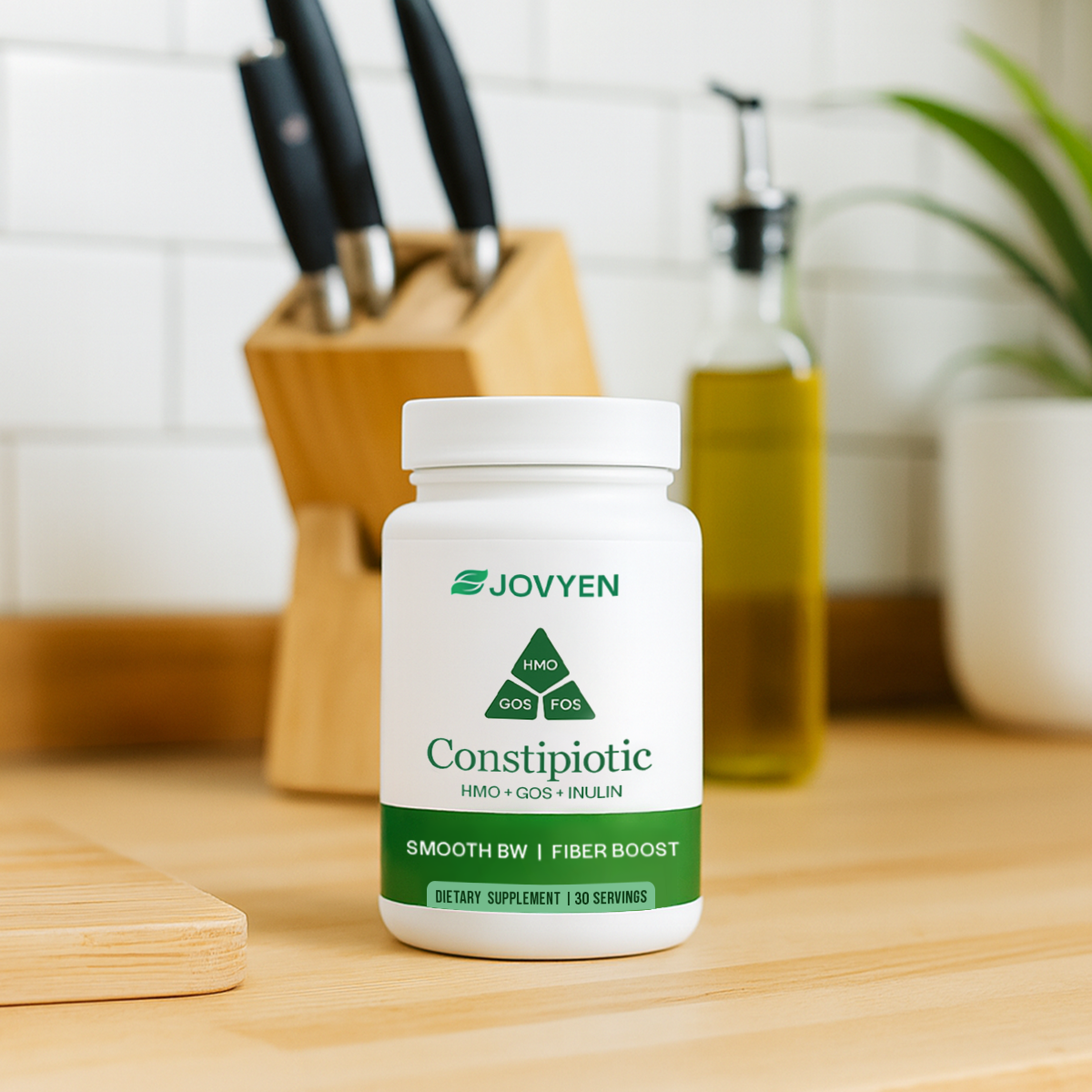 The Constipiotic™ Prebiotic Fiber for Constipation with HMO, GOS, Inulin FOS