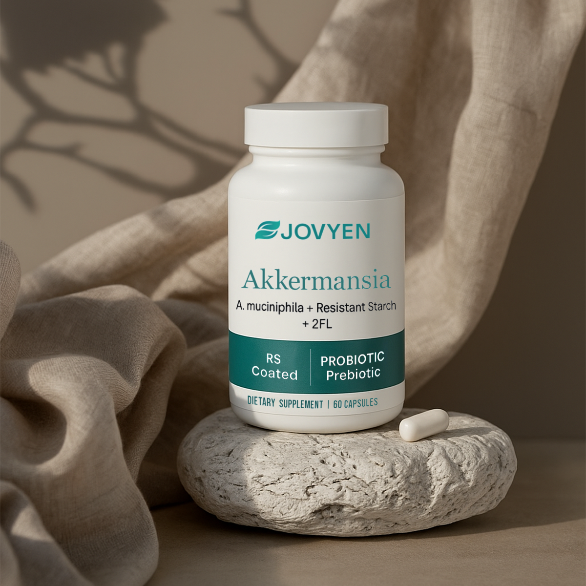 Akkermansia muciniphila Daily Probiotic with PureHMO Prebiotic for Weight Management