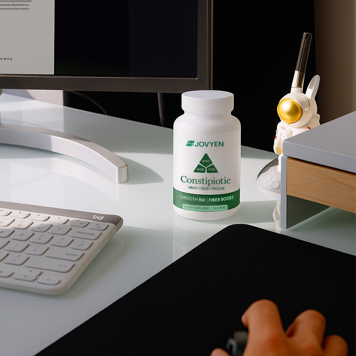 The Constipiotic™ Prebiotic Fiber for Constipation with HMO, GOS, Inulin FOS