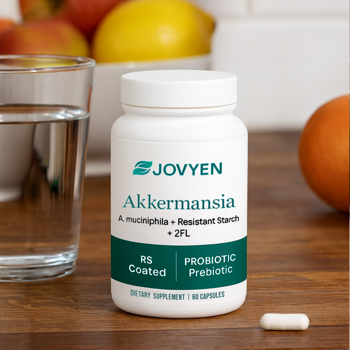 Akkermansia muciniphila Daily Probiotic with PureHMO Prebiotic for Weight Management
