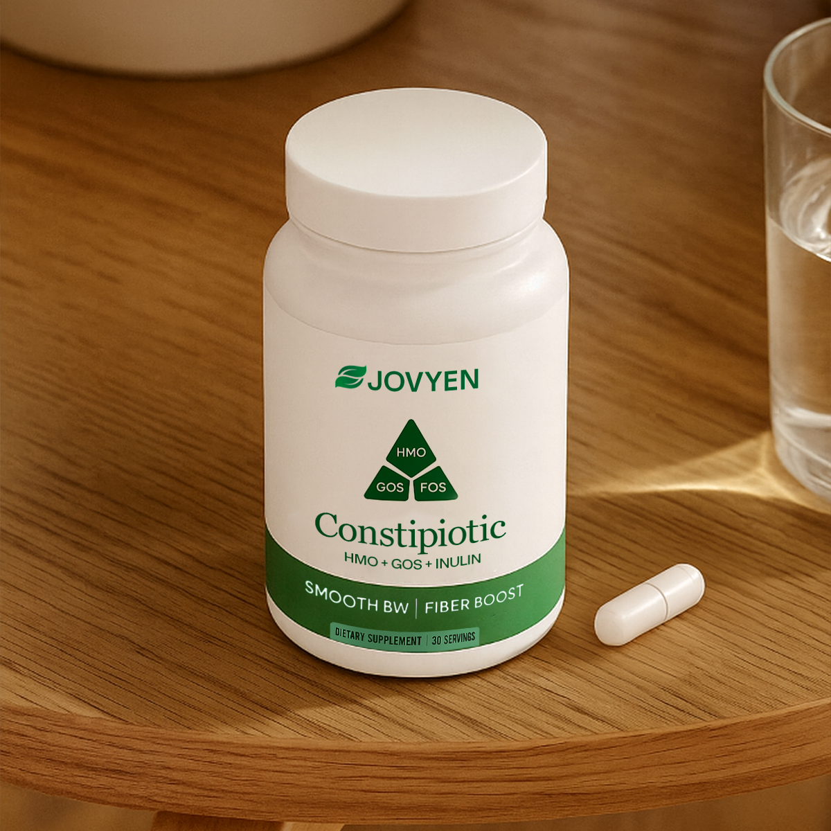 The Constipiotic™ Prebiotic Fiber for Constipation with HMO, GOS, Inulin FOS